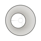 Impero-Lampenschirm M aus Stoff für Stehleuchte mit E27-Fassung – Made in Italy – Anthrazit – Ansicht 3