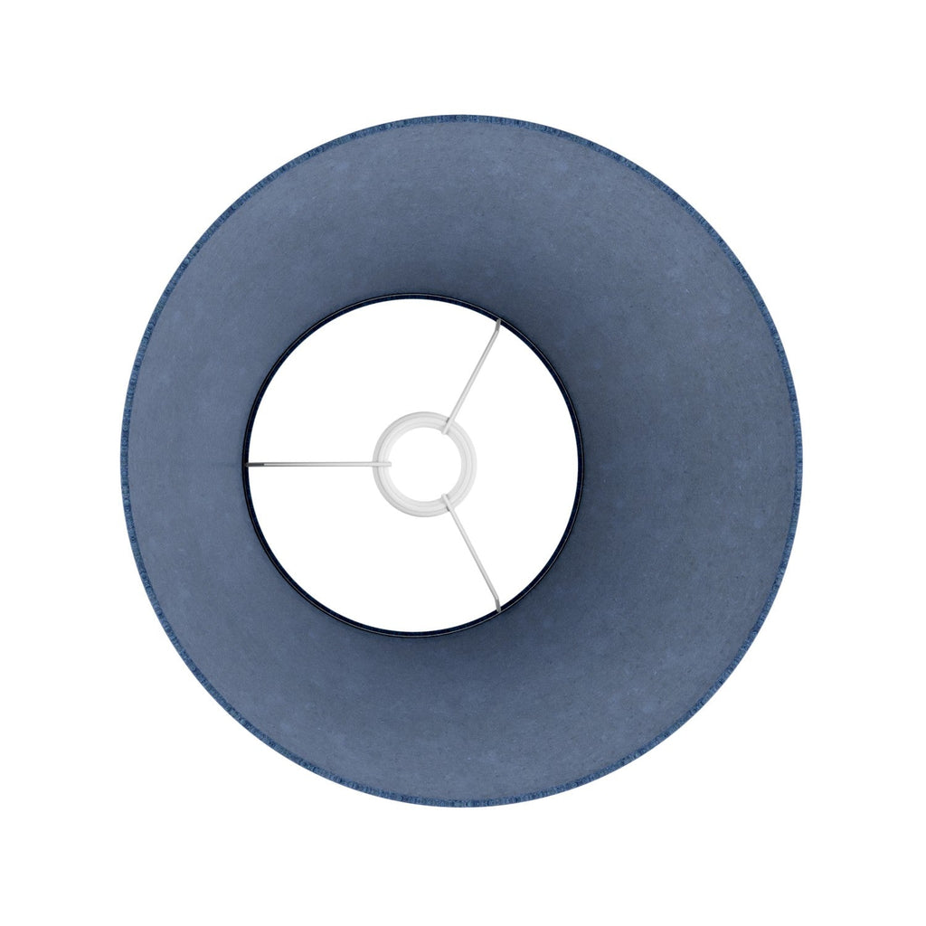 Schirm Impero M für Pendelleuchten mit E27-Fassung – Made in Italy – Blaue Wolle – Ansicht 3