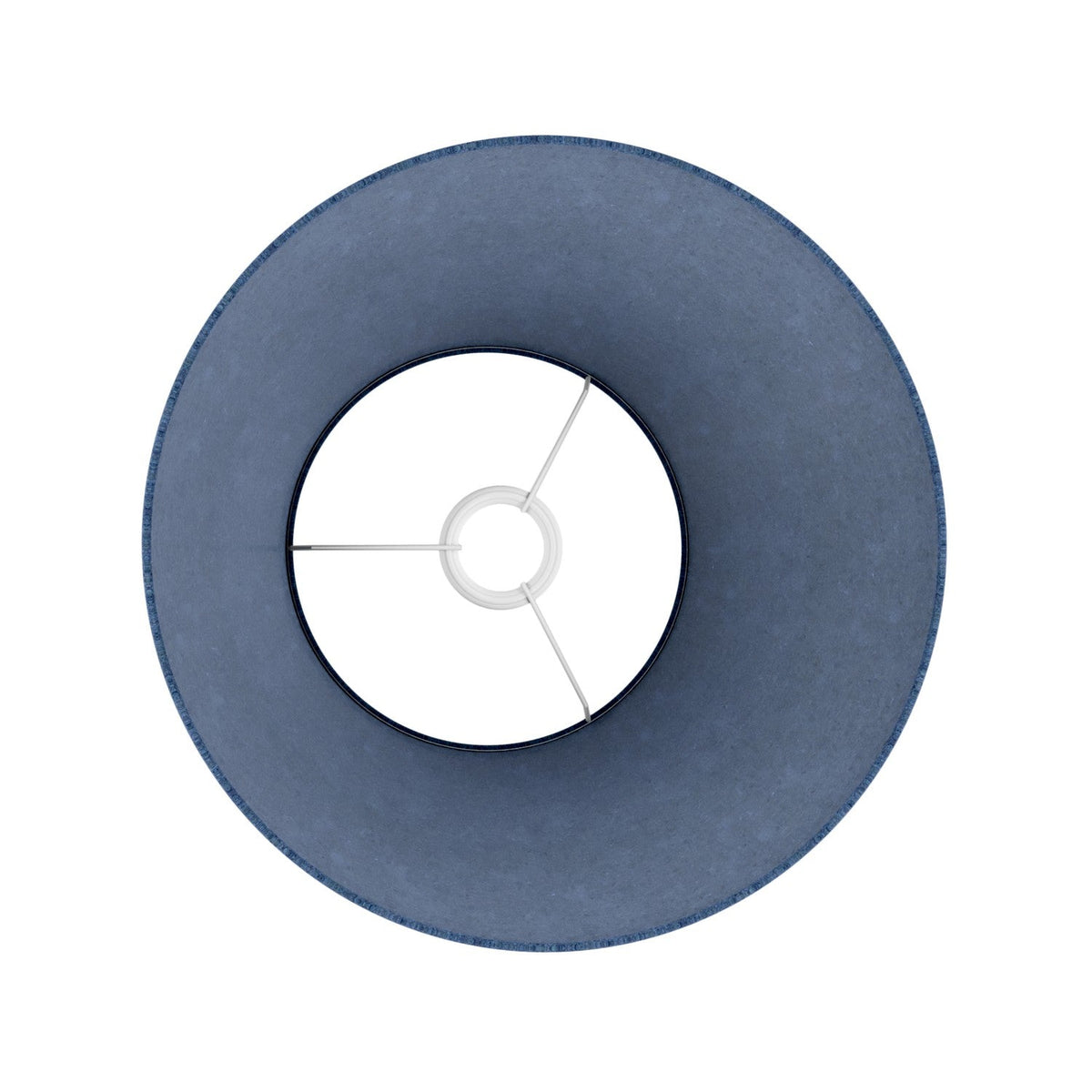 Schirm Impero M für Pendelleuchten mit E27-Fassung – Made in Italy – Blaue Wolle – Ansicht 3