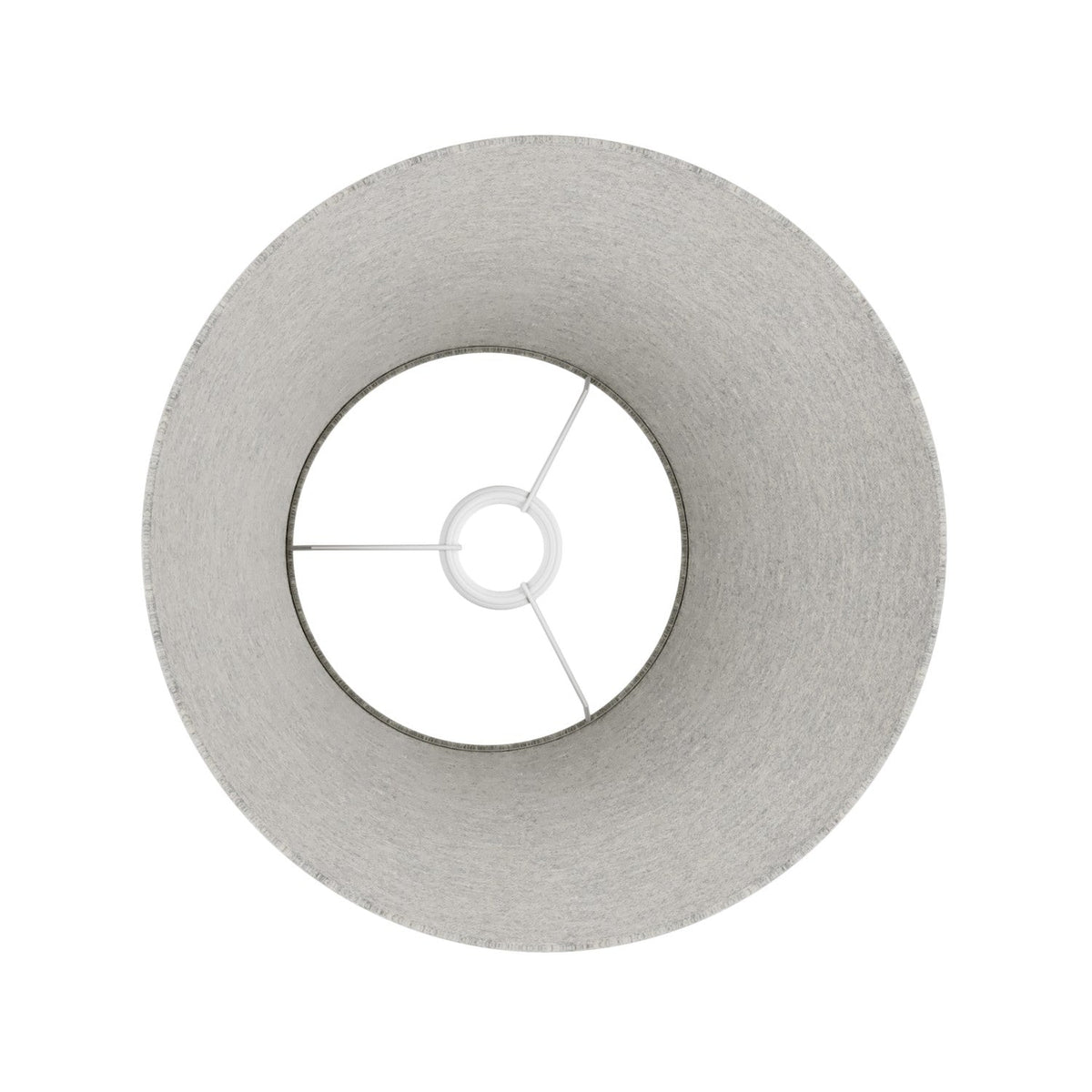 Impero M Schirm für Pendelleuchte mit E27-Fassung – Made in Italy – Hellgraue Wolle – Ansicht 3