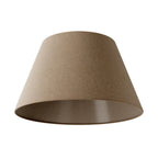 Impero M Lampenschirm für Pendelleuchte mit E27-Fassung – Made in Italy – Braun Wolle