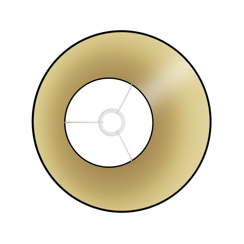 Impero M Lampenschirm für Pendelleuchte mit E27-Fassung - Hergestellt in Italien - Schwarz/Gold – Ansicht 3
