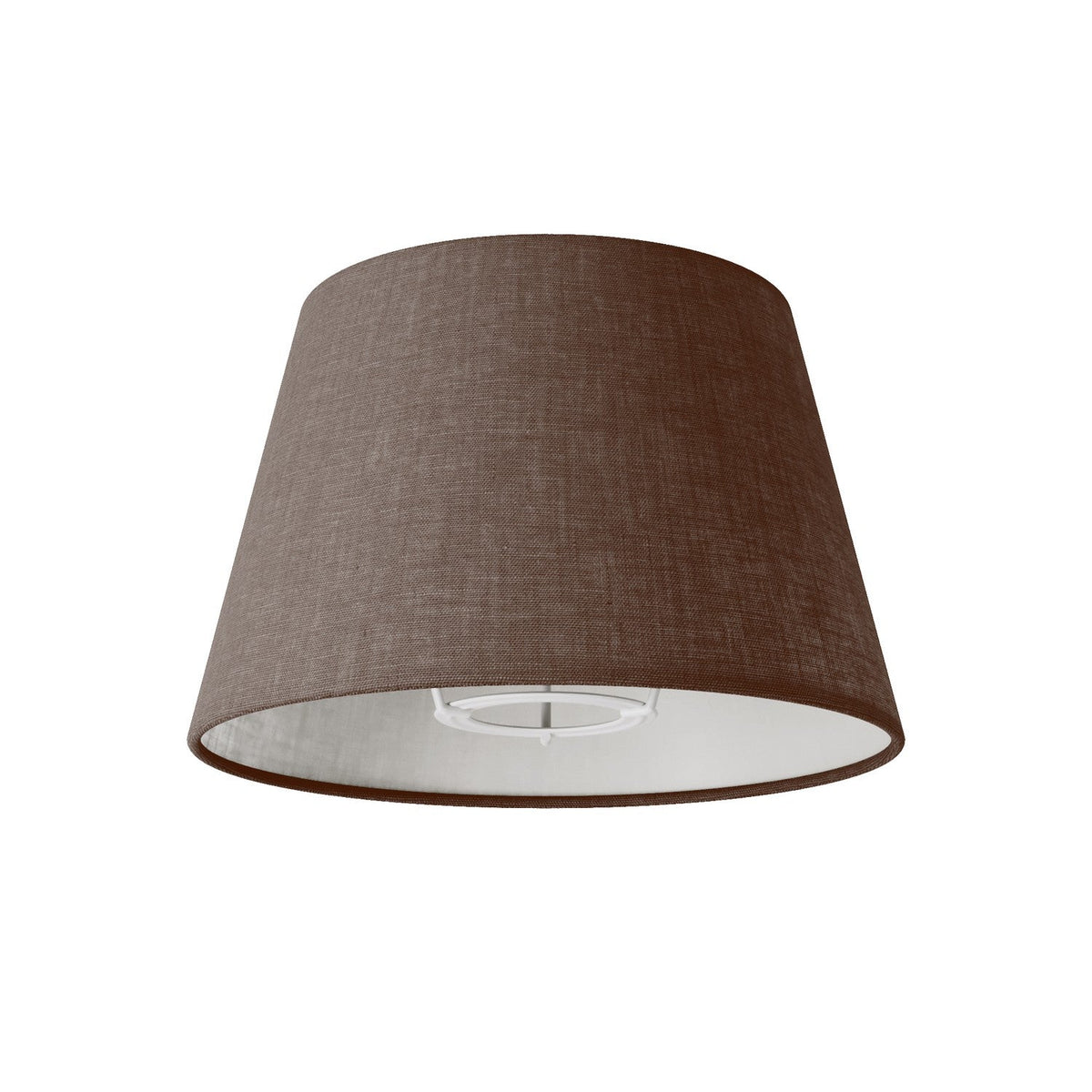 Impero-Lampenschirm S mit E27-Fassung für Tisch- oder Wandleuchte – Made in Italy – Camelot Braun