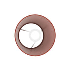 Impero S Lampenschirm mit E27-Fassung für Tisch- oder Wandleuchte – Made in Italy – Wollstoff Lobster Orange – Ansicht 3
