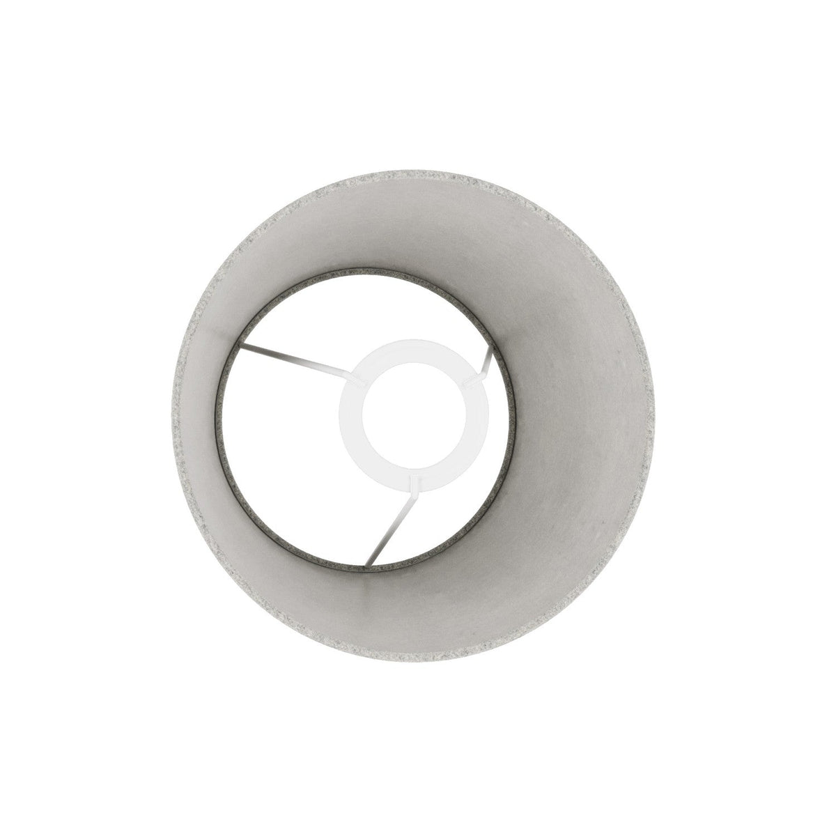 Impero S Lampenschirm mit E27-Fassung für Tisch- oder Wandleuchte - Made in Italy - Hellgraue Wolle – Ansicht 3