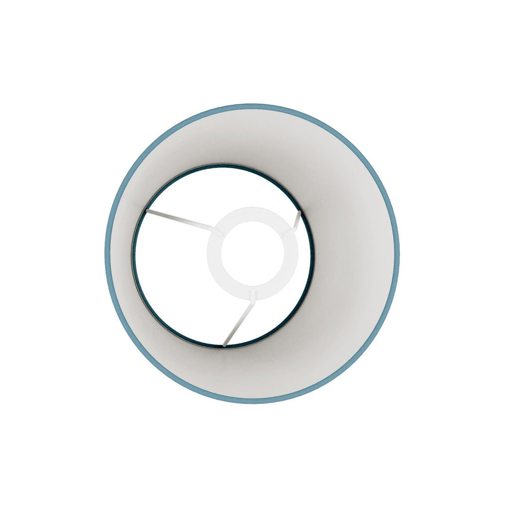 Lampenschirm Impero S mit E27-Fassung für Tischleuchte oder Wandleuchte – Made in Italy – Teletta Azzurro Severo – Ansicht 3