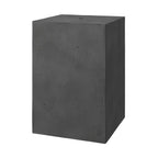 Betonschirm Cube für Pendelleuchte, komplett mit Zugentlastung und Lampenfassung E27 – Dunkelbeton – Ansicht 3