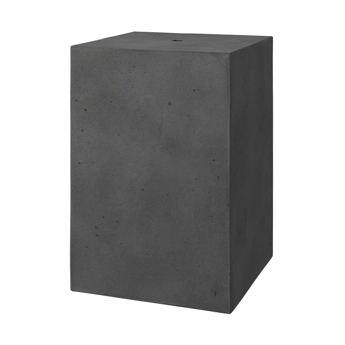 Betonschirm Cube für Pendelleuchte, komplett mit Zugentlastung und Lampenfassung E27 – Dunkelbeton – Ansicht 3