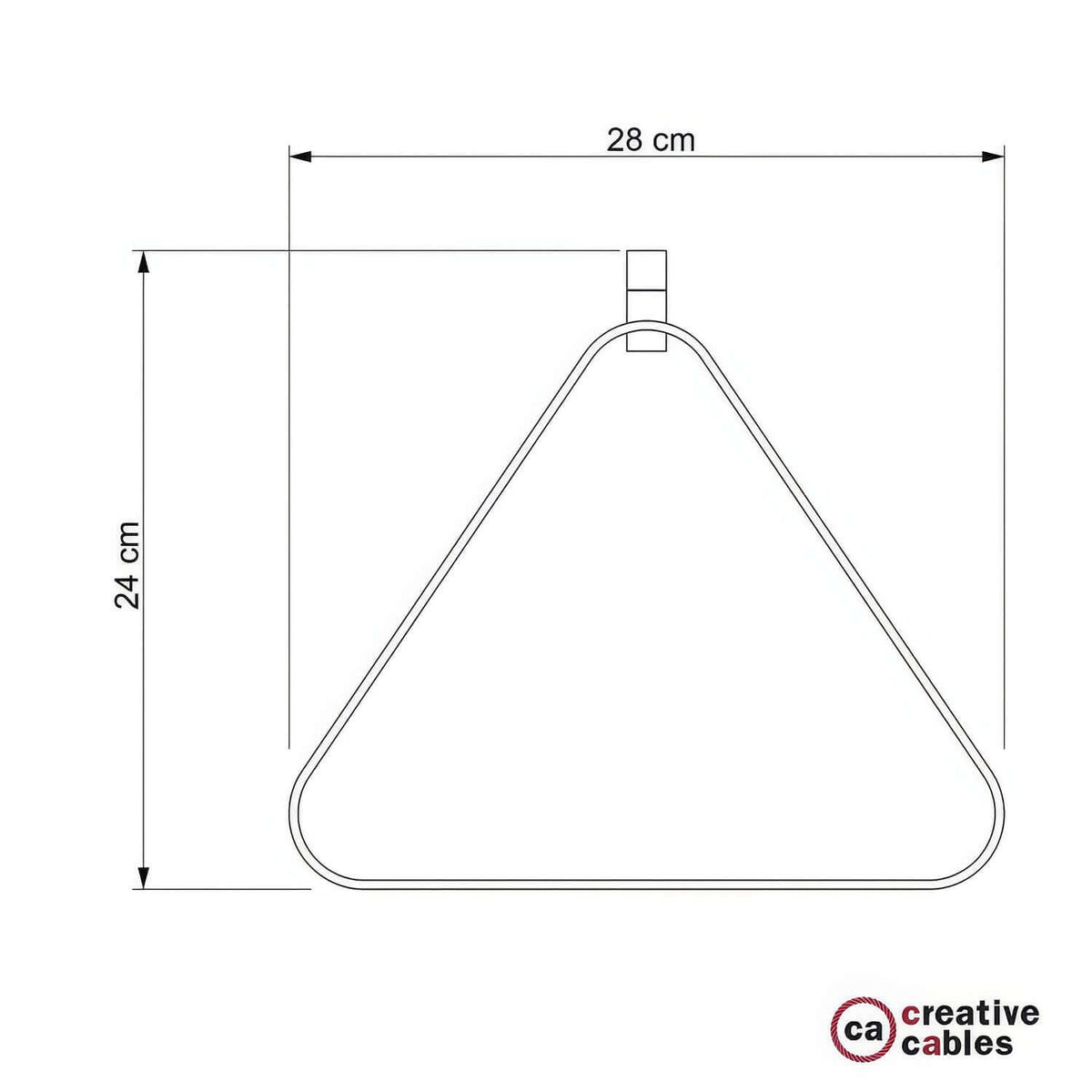 Duedì Apex Metall-Lampenschirm mit Metall-Fassungshülle und E27-Fassung – Weiß – Ansicht 4