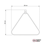 Metall-Lampenschirm Duedì Apex mit Lampenfassungsabdeckung aus Metall und E27-Fassung – Schwarz – Ansicht 4