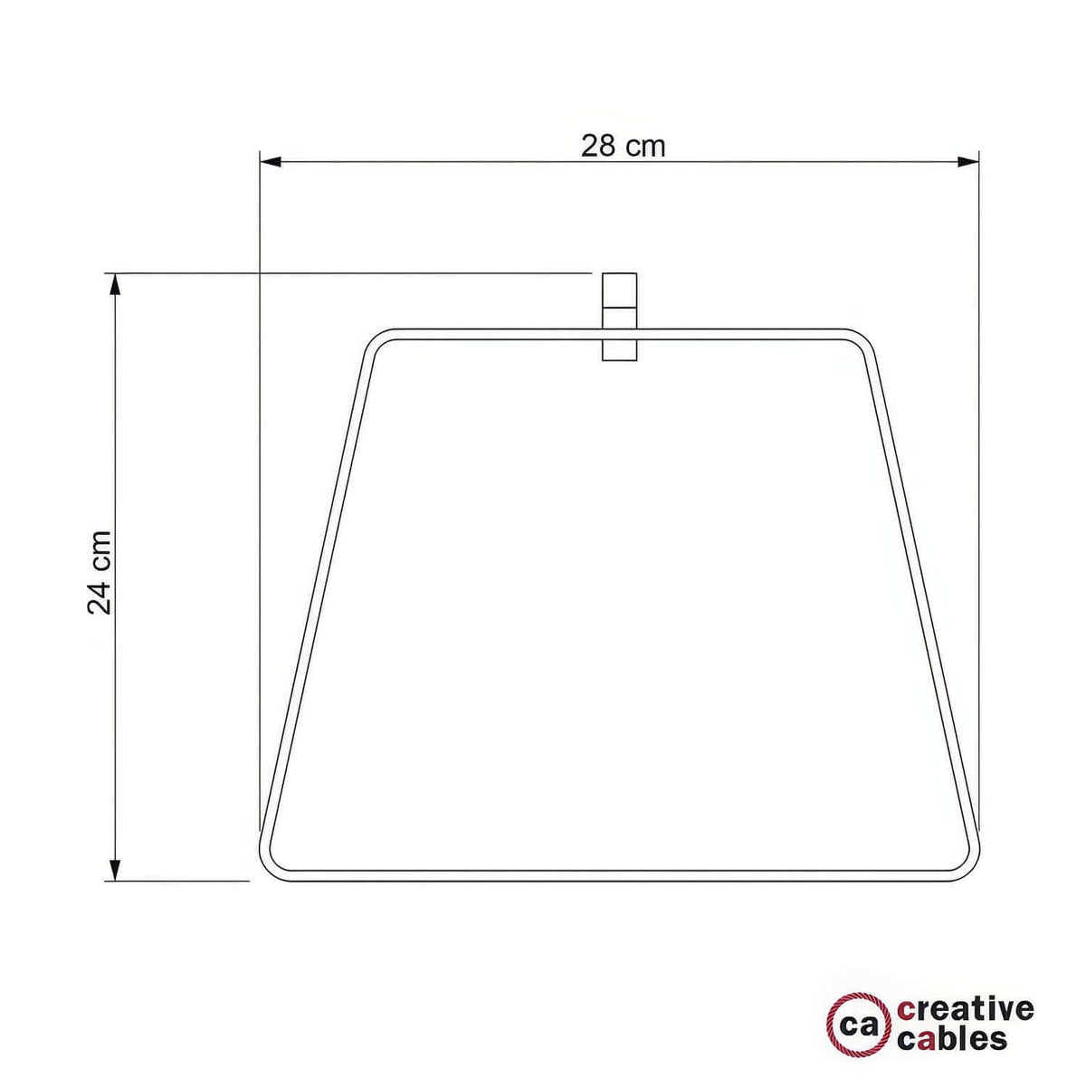 Duedì Metallschirm Basis mit Metall-Fassungshülle und E27-Fassung - Schwarz – Ansicht 4