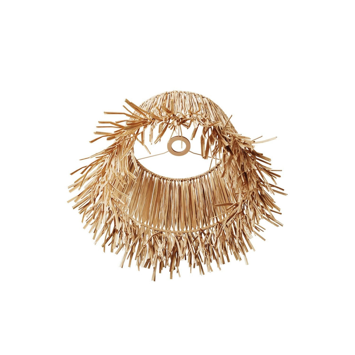 Lampenschirm aus Honolulu-Raffia – Ansicht 4