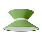 Clessidra Stoffs-Lampenschirm Cinette Pistaziengrün – Made in Italy