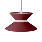 Lampenschirm aus Stoff Clessidra für Pendelleuchte – Arenal Bordeaux – Ansicht 4