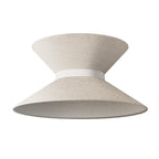 Stoffschirm Clessidra für Pendelleuchte – Wolle Beige