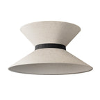 Stoffschirm Clessidra für Pendelleuchte – Wolle Beige – Ansicht 10