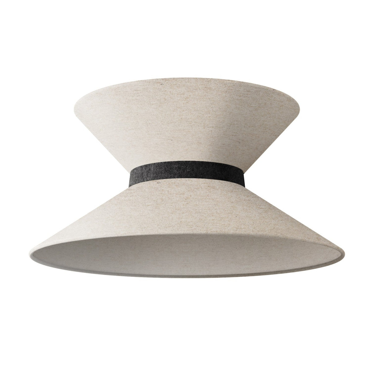 Stoffschirm Clessidra für Pendelleuchte – Wolle Beige – Ansicht 10