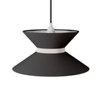 Stoffschirm Clessidra Teletta Antrazit – Made in Italy – Ansicht 4