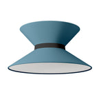 Lampenschirm aus Stoff Clessidra Teletta Himmelblau – Made in Italy – Ansicht 10