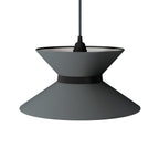Lampenschirm aus Stoff Clessidra Teletta dunkelgrau - Made in Italy – Ansicht 13