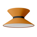 Lampenschirm aus Stoff Clessidra Teletta Mandarine – Made in Italy – Ansicht 10