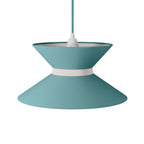 Lampenschirm aus Stoff Clessidra Teletta grün Dubio - Made in Italy – Ansicht 4
