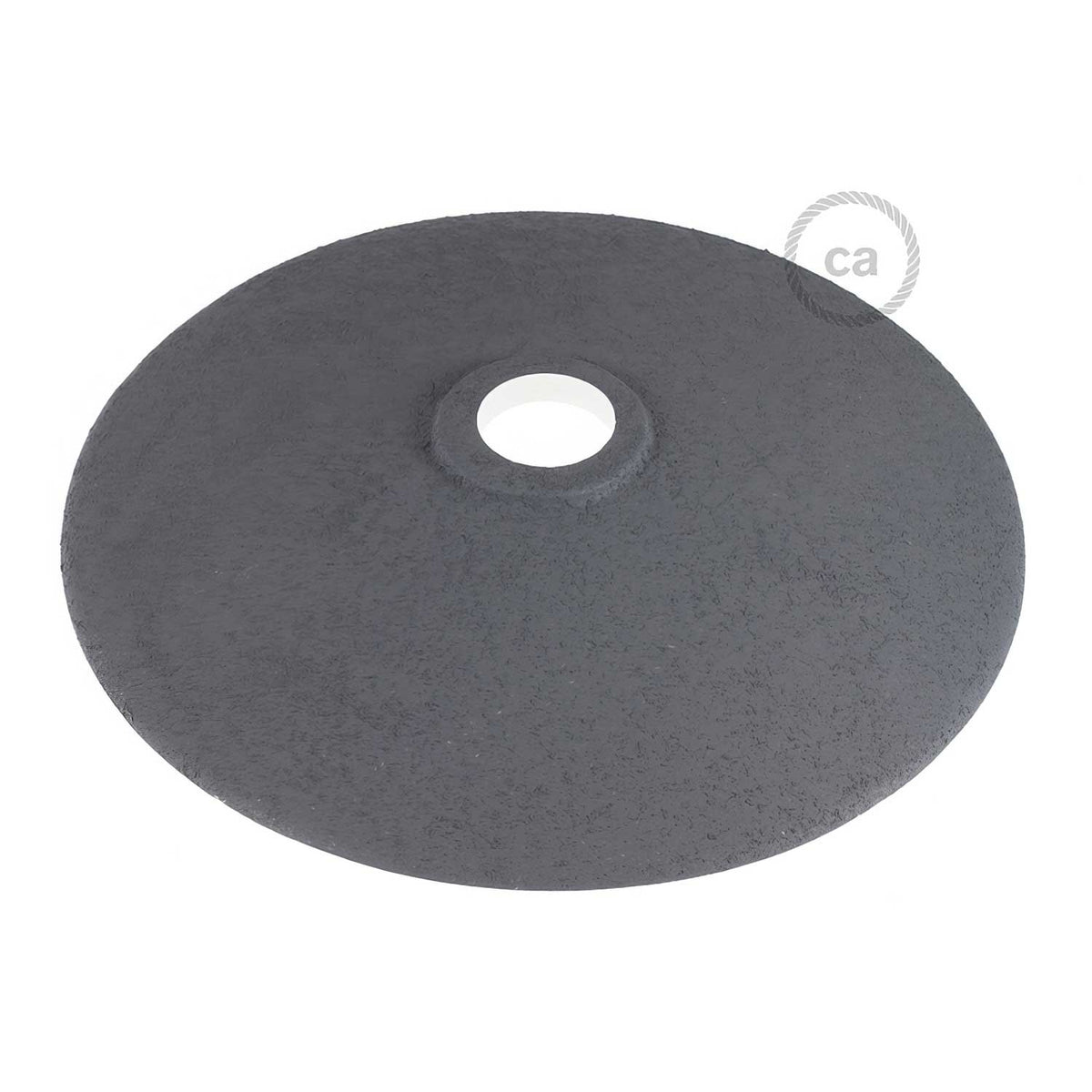 Piatto Lampenschirm aus Keramik für Pendelleuchte – Made in Italy – Betoneffekt – Ansicht 3