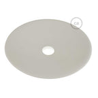 Flacher Keramik-Lampenschirm für Pendelleuchten - Made in Italy - Corten-Look – Ansicht 4