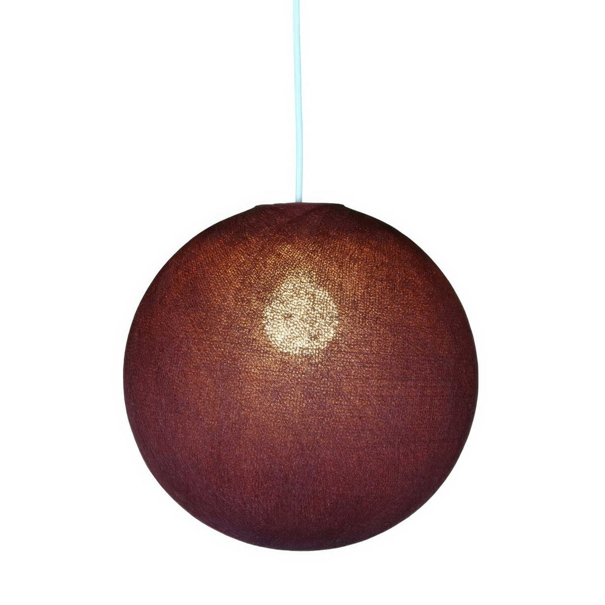 Sfera Lampenschirm aus 100% handgefertigtem Garn - Polyester Merlot – Ansicht 2