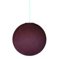 Sfera Lampenschirm aus 100% handgefertigtem Garn - Polyester Merlot