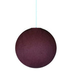 Sfera Lampenschirm aus 100% handgefertigtem Garn - Polyester Merlot