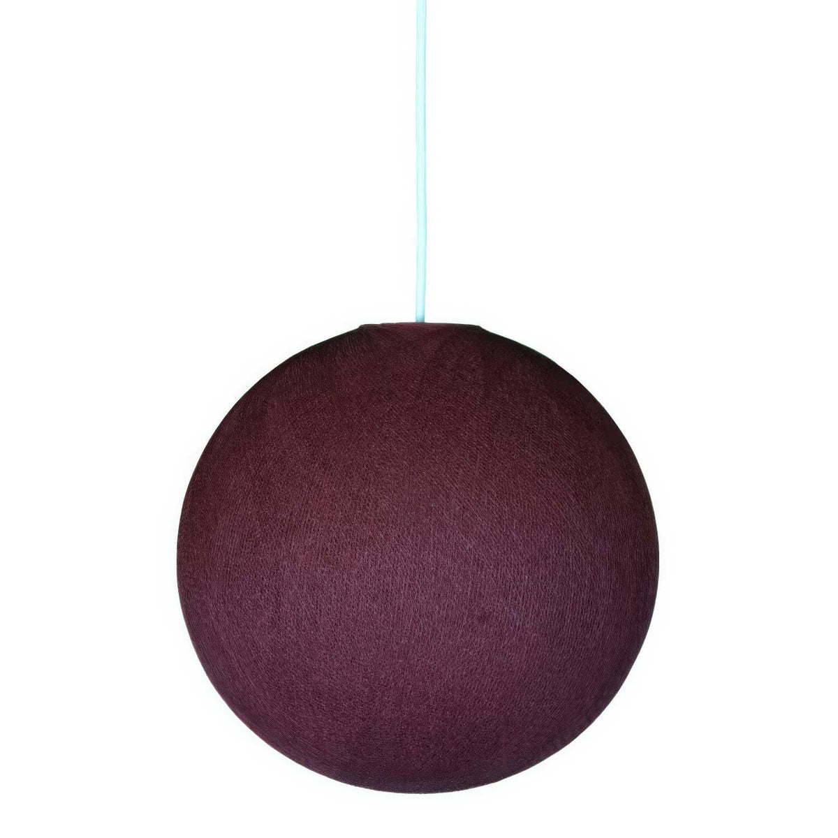 Sfera Lampenschirm aus 100% handgefertigtem Garn - Polyester Merlot