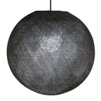Sfera Light Lampenschirm aus handgefertigtem Faden – Polyester Anthrazitgrau – Ansicht 2