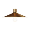 Lampenschirm Swing aus emailliertem Metall für Lampenfassungen E27 - Satinbronze