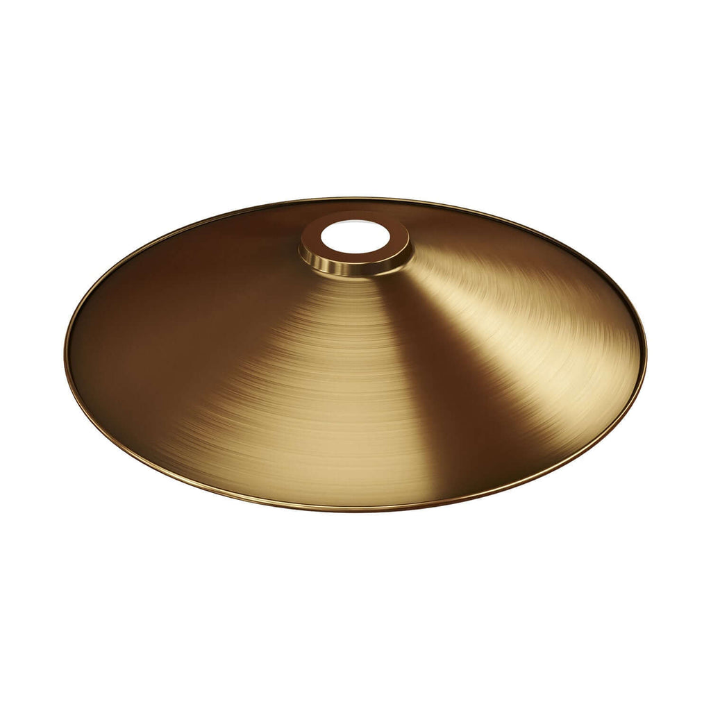 Lampenschirm Swing aus emailliertem Metall für Lampenfassungen E27 - Satinbronze – Ansicht 3