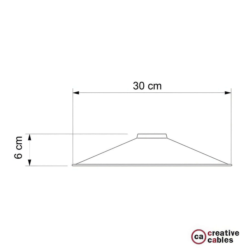 Lampenschirm Swing aus emailliertem Metall für Lampenfassungen E27 – Kupfer – Ansicht 5