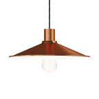 Lampenschirm Swing aus emailliertem Metall für Lampenfassungen E27 - Satin-Kupfer