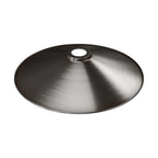 Lampenschirm Swing aus emailliertem Metall für Lampenfassungen E27 - Satin-Titan – Ansicht 3