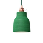 Vaso Lampenschirm aus Keramik, Materia Kollektion - Made in Italy - Evergreen gestreift