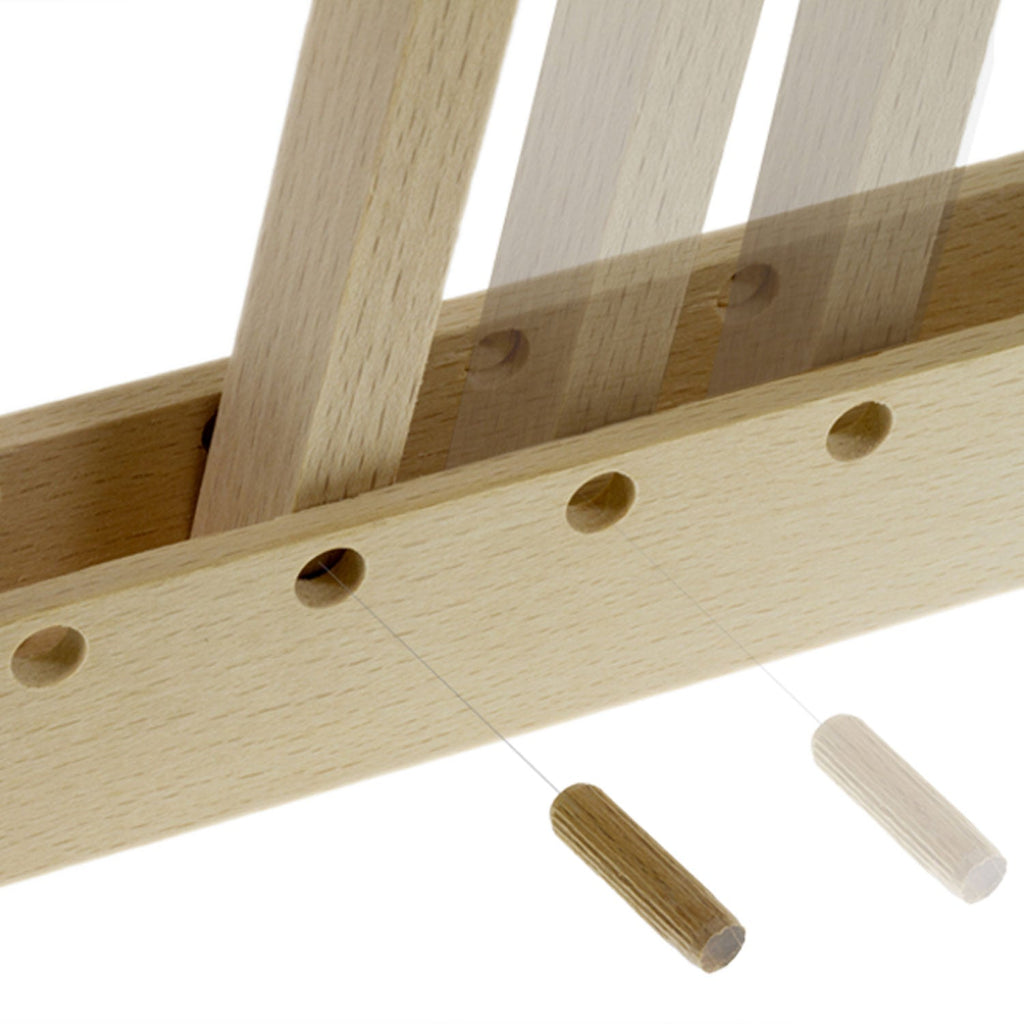 Pinocchio, verstellbare Wandhalterung aus Holz für Pendelleuchten – Neutral – Ansicht 7