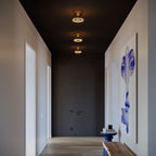 Design-Deckenleuchte mit Ghost-Glühbirne in smoky Kegelform - Weiß – Ansicht 3
