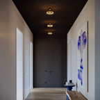 Design-Deckenleuchte mit Glühbirne Ghost in konischer Smoky-Form – Schwarz – Ansicht 3