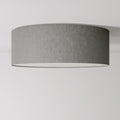 Stoff-Deckenleuchte Large Camelot Grau - Made in Italy