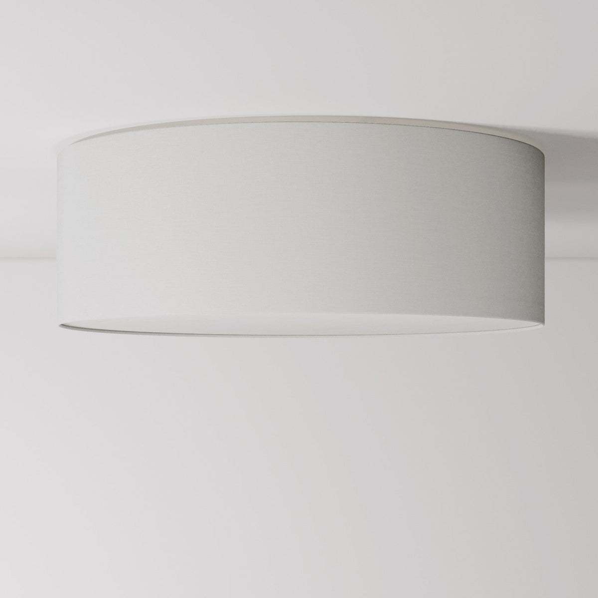 Deckenleuchte aus Stoff Large Naturleinen – Made in Italy