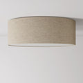 Große Deckenleuchte aus Stoff – Made in Italy – Beige Wolle