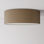 Deckenleuchte aus Stoff Large - Made in Italy - Wolle Braun