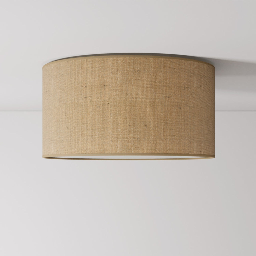 Deckenleuchte Medium aus naturbelassener Jute – Made in Italy