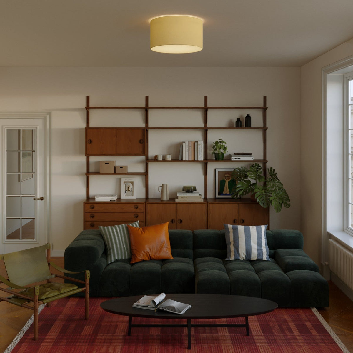 Deckenleuchte aus Stoff Medium - Made in Italy - Arenal Gold – Ansicht 2