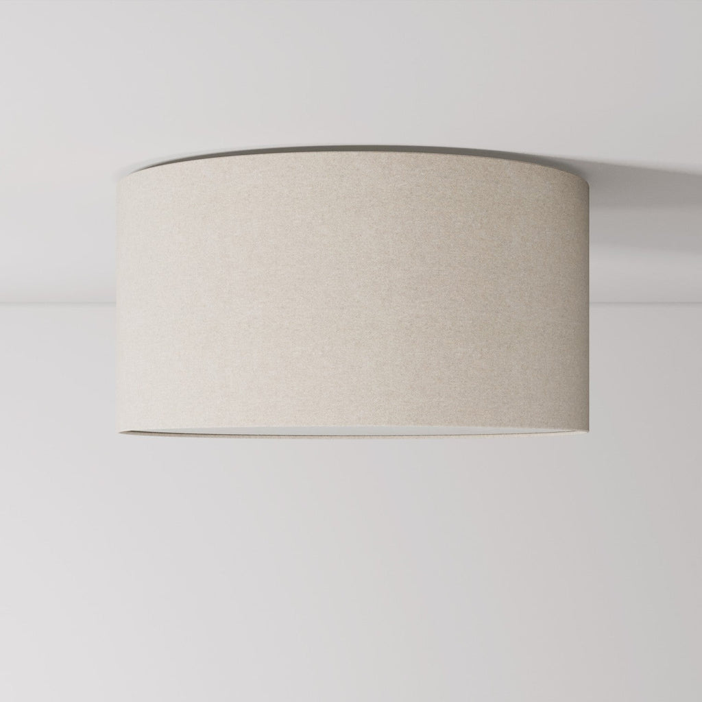 Mittlere Deckenleuchte aus Stoff – Made in Italy – Sandwolle
