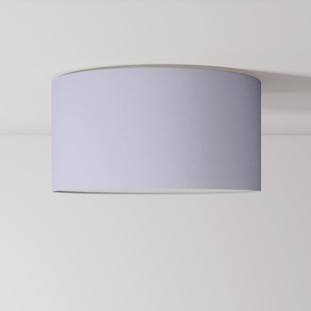 Deckenleuchte Medium mit Stoff – Made in Italy – Lila Stoff
